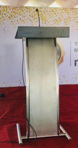 Metal Podium for rent