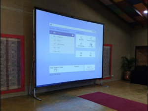Rear projection Screen rent