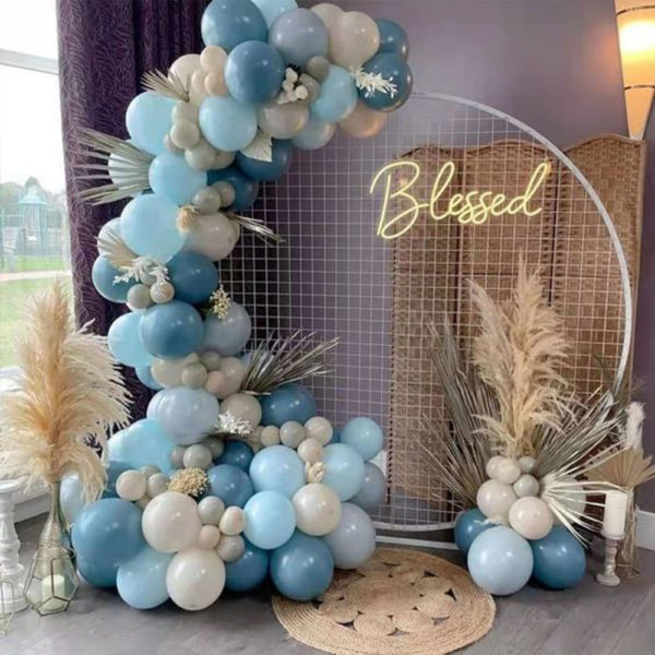 Balloons Decoration Light Blue