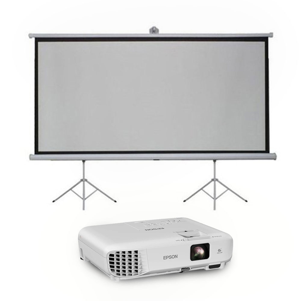 6 feet screen Projector Setup