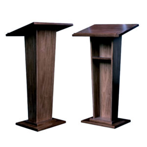 wooden podium rent