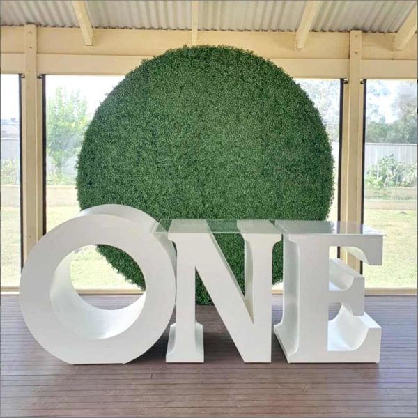 ONE Letter Table Decor For Rent - Image 2